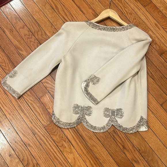 Hand Beaded Vintage Winter Wool Suit 10 Mother of the Bride! She’s a Beauty! - Picture 12 of 16